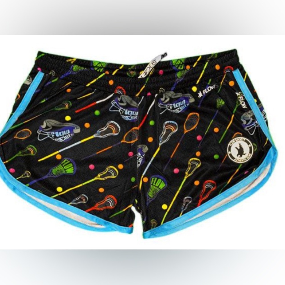 NWT Flow Society Womens Lacrosse Shorts size XXL.